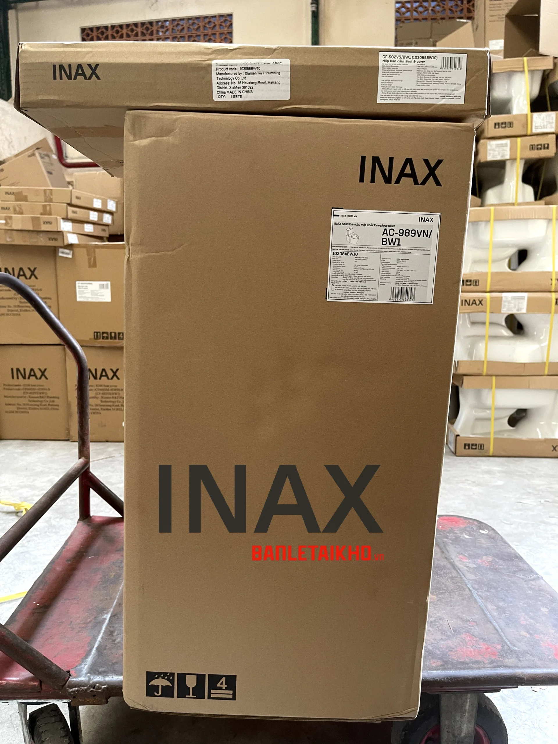 đóng gói hộp bồn cầu AC-989VN