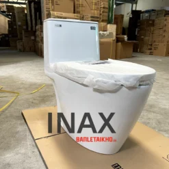 AC 902VN là Bồn cầu INAX 1 khối giá hơn 6.8tr và có chương trình tặng xịt vệ sinh 64 Góc nhìn nghiên của Bồn Cầu INAX AC-902VN (AC902VN) (10)