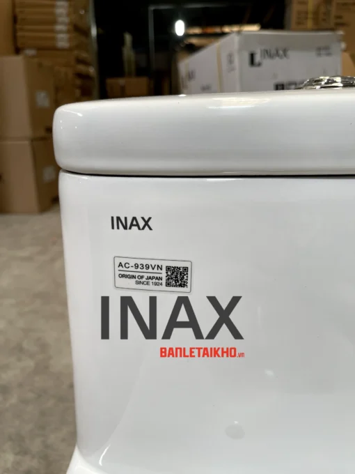 Tem nhãn bảo hành mã QR của Bồn Cầu INAX AC-939VN (AC939VN) 1 Khối (8)