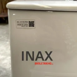 AC 919VRN là mẫu bồn cầu INAX 1 khối nổi bật 2025 45 Tem mã QR bảo hành Bồn Cầu INAX AC-919VRN 1 Khối Nắp Êm