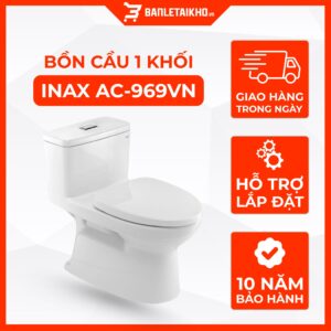 Bồn Cầu INAX AC 969VN 1 khối nhỏ gọn nhất 2025 6 Bồn Cầu INAX AC 969VN 1 khối nhỏ gọn nhất 2025