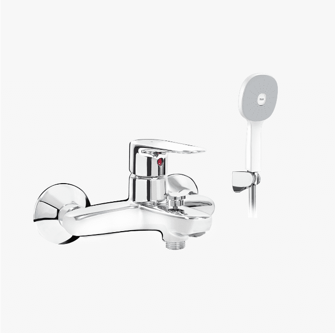 Vòi Sen Tắm INAX BFV-1113S-7C (BFV1113S7C) Nóng Lạnh Tay Sen Tăng Áp 4 Voi Sen Tam INAX BFV 1113S 7C Nong Lanh Tay Sen Tang Ap