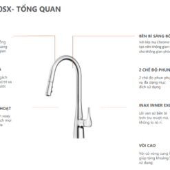 Tổng quan vòi bếp INAX SFV-900SX