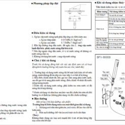 Vòi Sen Tắm INAX BFV-8000S-5C (BFV8000S5C) Nóng Lạnh 3 Bản vẽ thiết kế và hướng dẫn lắp đặt sản phẩm BFV-8000S-5C này nhé.