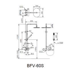 Bản vẽ kỹ thuật BFV-60S