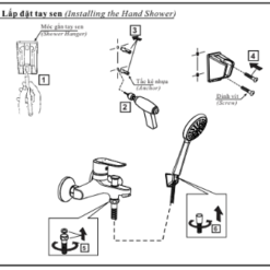 Từ bước 3 quy trình lắp đặt BFV-2013S
