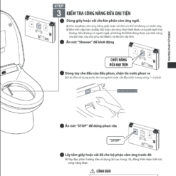 Hướng dẫn sử dụng nắp điện tử INAX CW-KA22AVN