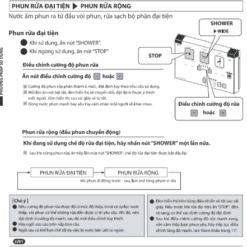 Công tắc phun rửa nước ấm
