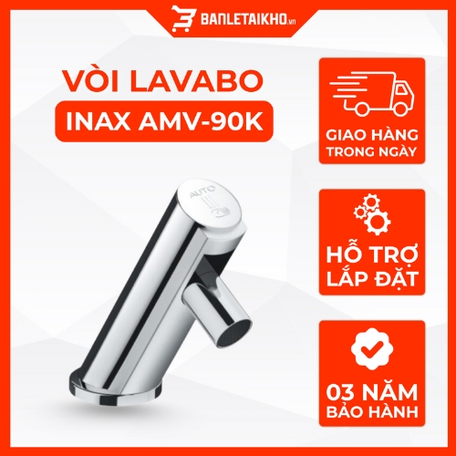 Vòi Lavabo INAX AMV-90K (AMV90K) Nóng Lạnh Cảm Ứng Dùng Pin 8 Vòi Lavabo INAX AMV-90K (AMV90K) Nóng Lạnh Cảm Ứng Dùng Pin