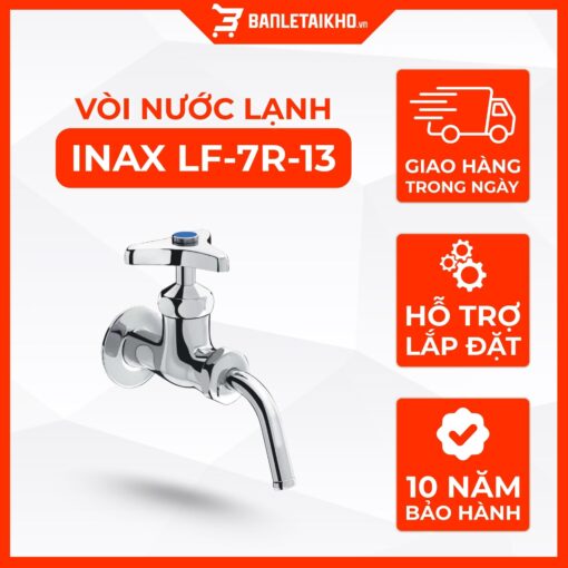 Vòi Nước INAX LF-7R-13 (LF7R13) Lạnh Gắn Tường