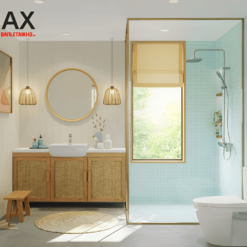 Bồn Cầu INAX ACT-602VN (ACT602VN) 2 Khối Xả Không Chạm 9 Bàn cầu INAX AC 602VN xả không chạm