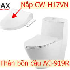 Bàn cầu INAX AC-919R nắp điện tử CW-H17VN