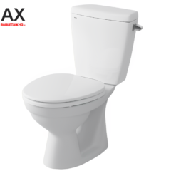 Bồn cầu 2 khối INAX C-117VA là mẫu rẻ tiền nhất - Xả mạnh nhất 18 Bệt INAX 117 hai khối nắp gạt