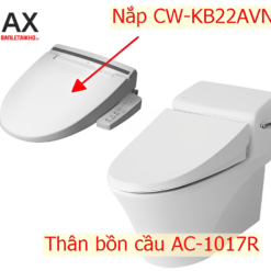 Bồn Cầu Nắp Điện Tử INAX AC-1017R/CW-KB22AVN