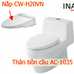 Bồn cầu 1 khối nắp điện tử INAX AC-1035+CW-H20VN