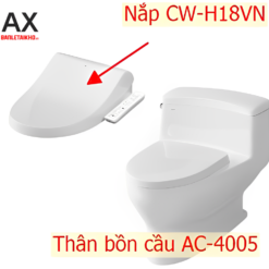 Bồn cầu INAX nắp điện tử AC-4005 + CW-H18VN