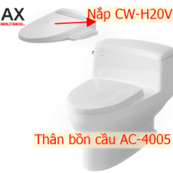 Bồn cầu 1 khối nắp điện tử INAX AC-4005+CW-H20VN