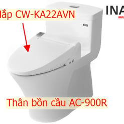Bồn cầu nắp điện tử INAX AC-900R+CW-KA22AVN