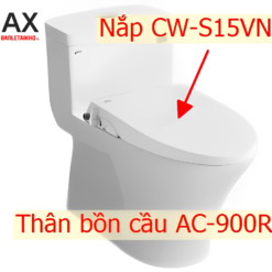Bồn cầu 1 khối INAX AC-900R/CW-S15VN nắp rửa cơ