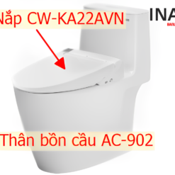 Bồn cầu 1 khối INAX AC-902+CW-KA22AVN nắp điện tử