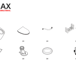 AC 919VRN là mẫu bồn cầu INAX 1 khối nổi bật 2025 32 Cấu tạo bệt INAX AC 919VRN liền khối
