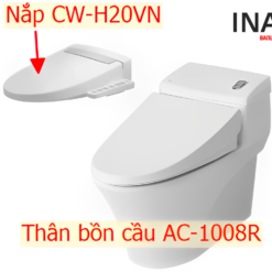 Bồn Cầu Thông Minh INAX AC-1008R+CW-H20VN 5 Bồn cầu INAX 1 khối INAX AC-1008R+CW-H20VN nắp điện tử