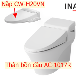 Bồn Cầu Thông Minh INAX AC-1017R+CW-H20VN 6 Bồn cầu thông minh INAX AC-1017R+CW-H20VN