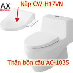 Bồn Cầu Thông Minh INAX AC-1035+CW-H17VN 7 Bồn cầu INAX nắp rửa điện tử AC-1035+CW-H17VN