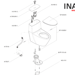 AC 919VRN là mẫu bồn cầu INAX 1 khối nổi bật 2025 33 linh kien bet ve sinh inax ac 919vrn