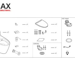Linh kiện bệt vệ sinh INAX ACT-902VN