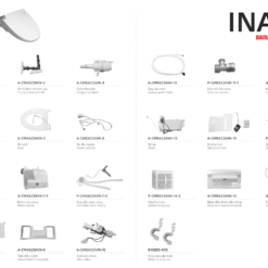 Linh kiện nắp bồn cầu thông minh INAX CW-KA22AVN
