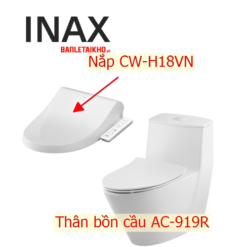 Sản phẩm bồn cầu INAX AC-919R+CW-H18VN