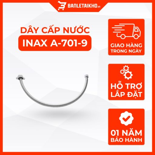Dây Cấp Nước INAX A-701-9 (A7019) Chiều Dài 600mm 1 Dây Cấp Nước INAX A-701-9 (A7019) Chiều Dài 600mm