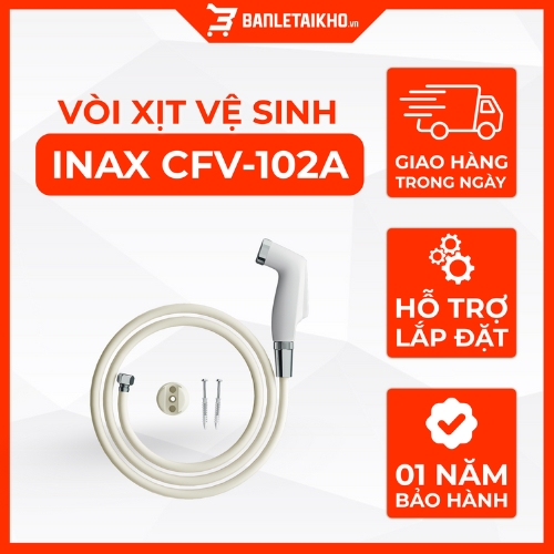 Vòi Xịt Vệ Sinh INAX CFV-102A (CFV102A) Nhựa PVC 12 Vòi Xịt Vệ Sinh INAX CFV-102A (CFV102A) Nhựa PVC