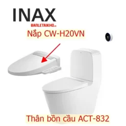 Bản vẽ bồn cầu nắp điện tử INAX ACT-832/CW-H20VN