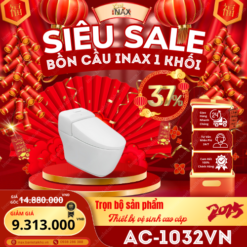 Bồn cầu INAX 1 khối AC-1032VN mùa tết