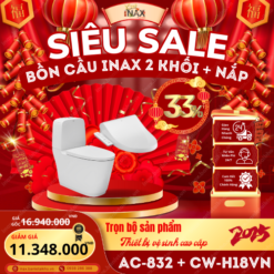 Bồn cầu INAX AC-832+CW-H18VN mùa tết