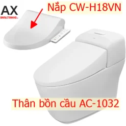 Bồn cầu INAX AC-1032+CW-H18VN nắp điện tử