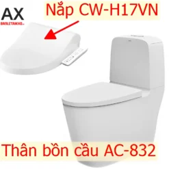 Bồn Cầu Nắp Điện Tử INAX AC-832/CW-H17VN
