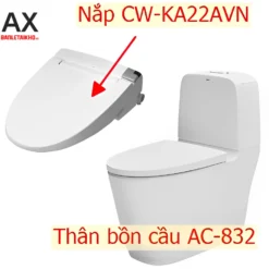 Bồn cầu thông minh INAX AC-832+CW-KA22AVN