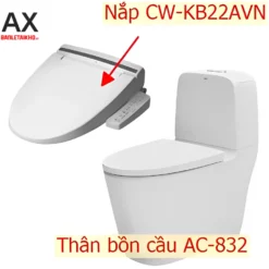 Bồn cầu thông minh INAX AC-832+CW-KB22AVN