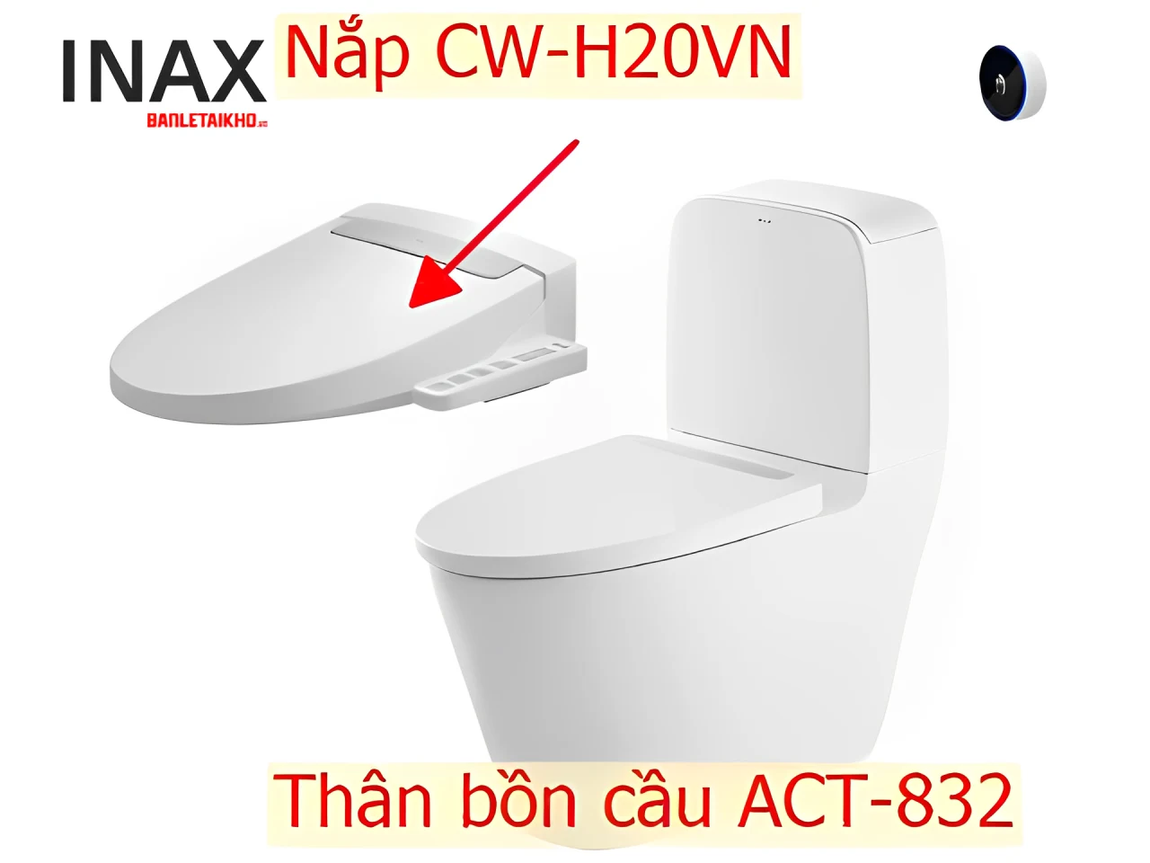 Bồn cầu thông minh INAX ACT-832+CW-H20VN