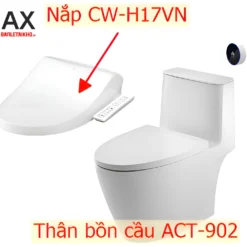 Bồn cầu thông minh INAX ACT-902+CW-H17VN nắp rửa điện tử