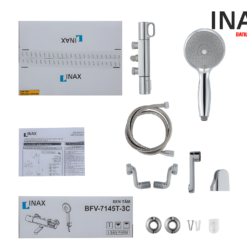Vòi Sen Tắm INAX BFV-7145T-3C (BFV7145T3C) Nhiệt Độ 12 Nguyên hộp vòi sen nhiệt tự động INAX BFV-7145T-3C
