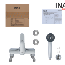Vòi Sen Tắm INAX BFV-1403S-7C (BFV1403S7C) Nóng Lạnh Tay Sen Tăng Áp 9 Nguyên hộp INAX BFV-1430S-4C
