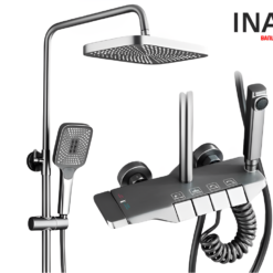 Combo Thiết Bị Vệ Sinh INAX Bồn Cầu AC-989VN Và Sen Cây SN64 9 Sen cây SN-64