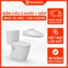 Bồn Cầu 2 Khối Nắp Điện Tử INAX AC-602+CW-H20VN 17 Bồn Cầu 2 Khối Nắp Điện Tử INAX AC-602+CW-H20VN