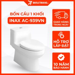 Bồn Cầu INAX AC-939VN (AC939VN) 1 Khối Aqua Ceramic