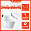 Bồn Cầu INAX ACT-602+CW-KA22AVN Nắp Điện Tử Xả Cảm Ứng