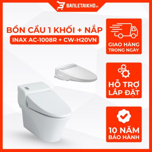 Bồn Cầu Thông Minh INAX AC-1008R+CW-H20VN 1 Bồn Cầu Thông Minh INAX AC-1008R+CW-H20VN